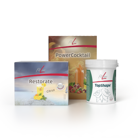 FitLine TopShape Starterset: TopShape, PowerCocktail és Restorate Citrus